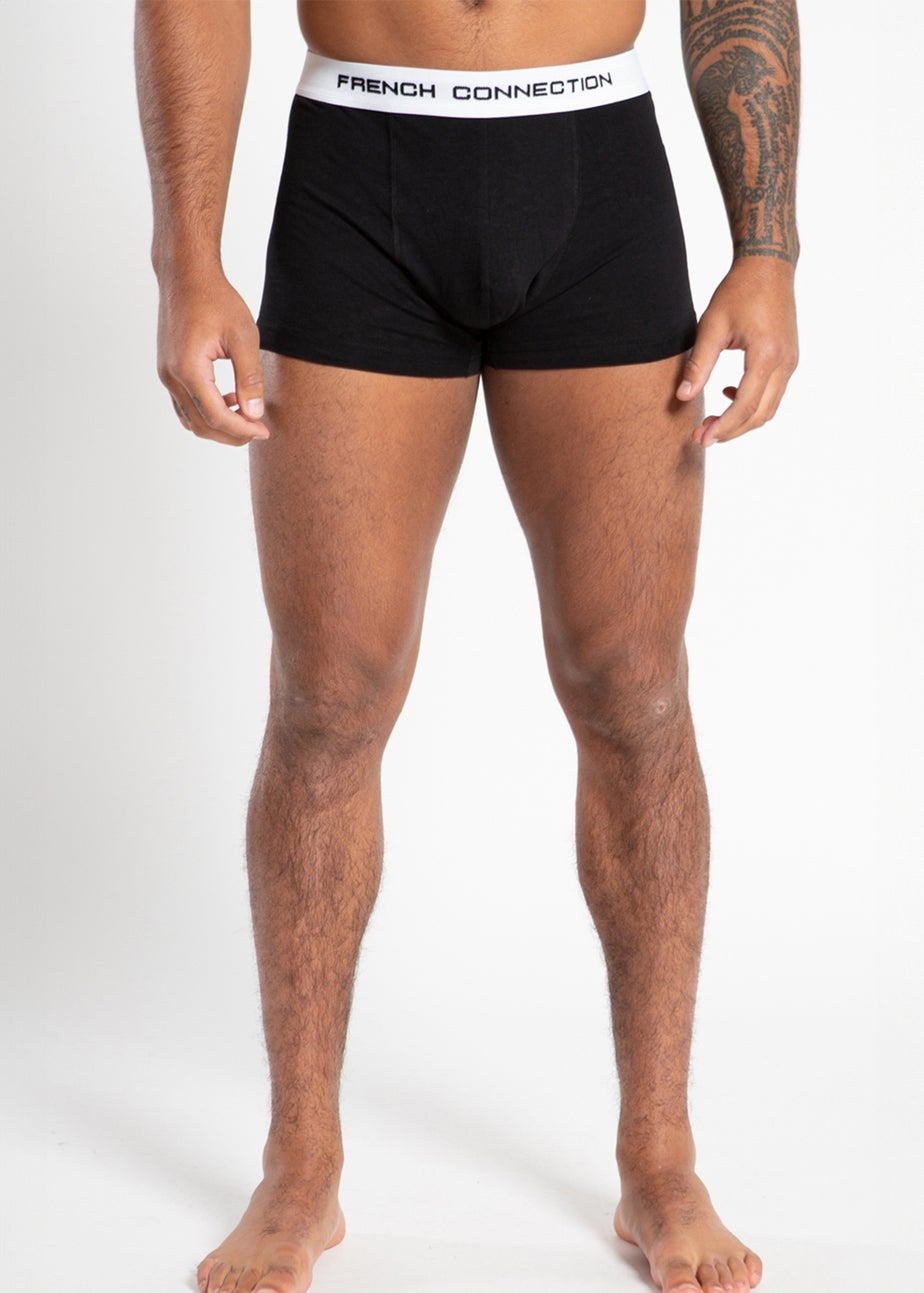 French Connection Grey 5 Pack Cotton Stretch Boxers