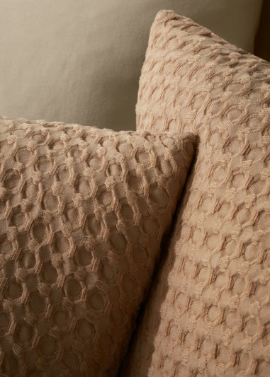 Pineapple Elephant Muscat Waffle Duvet Cover Set Caramel