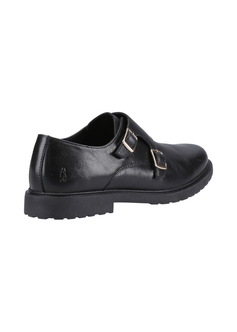 Hush Puppies Black Verity Monk Shoe