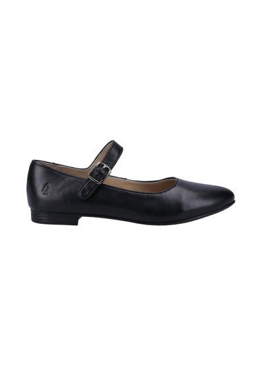 Hush Puppies Black Melissa Strap Leather