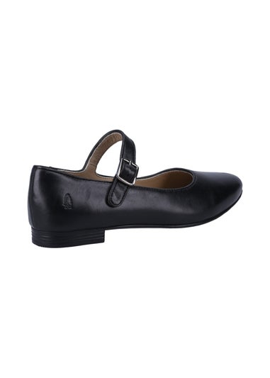 Hush Puppies Black Melissa Strap Leather
