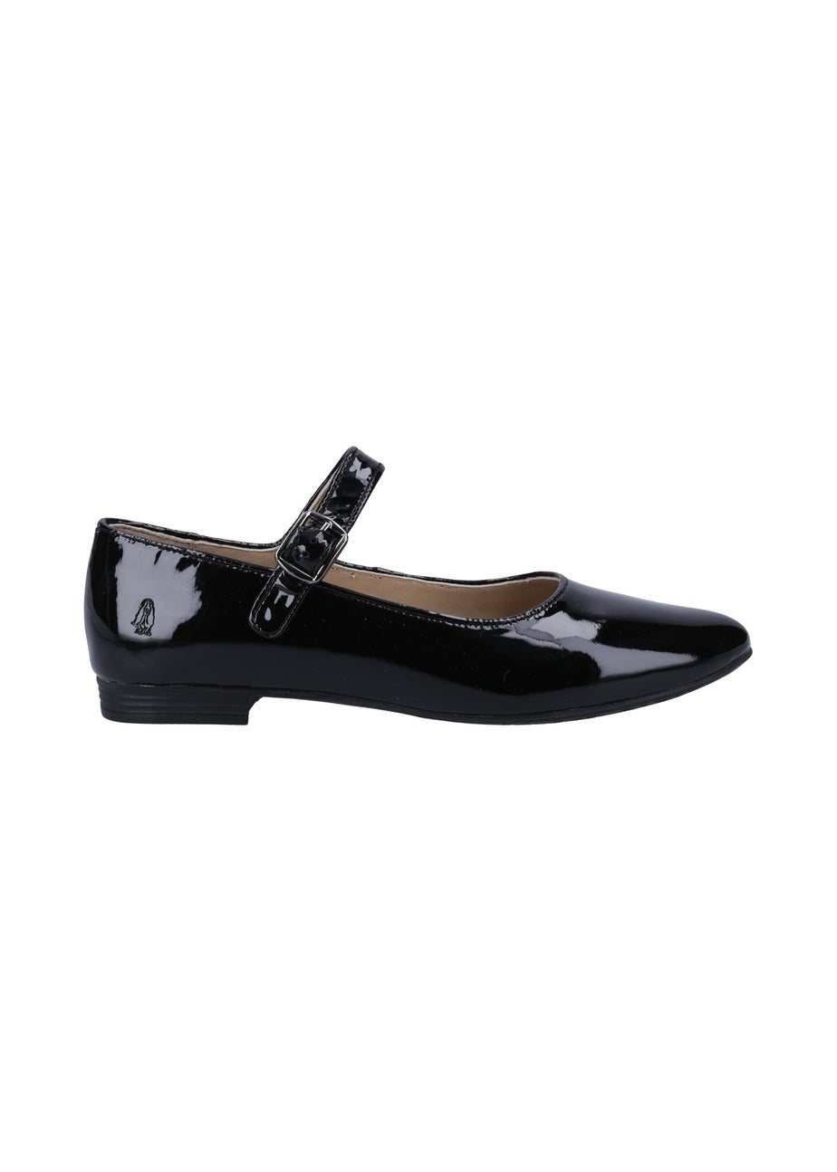 Hush Puppies Black Melissa Strap Patent