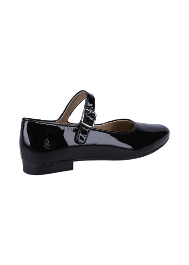 Hush Puppies Black Melissa Strap Patent