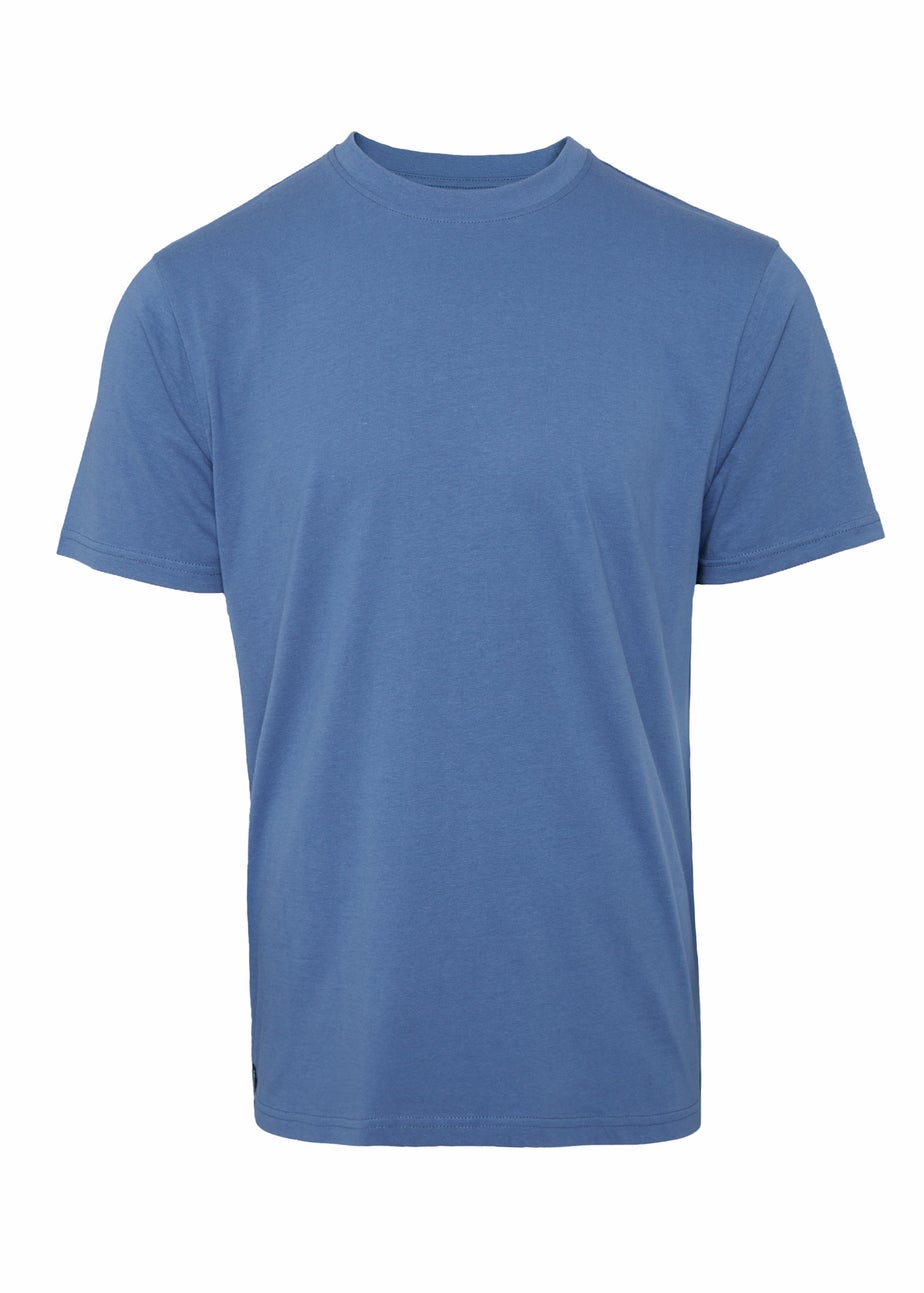 Threadbare Blue 5-Pack Short Sleeve Cotton T-Shirts