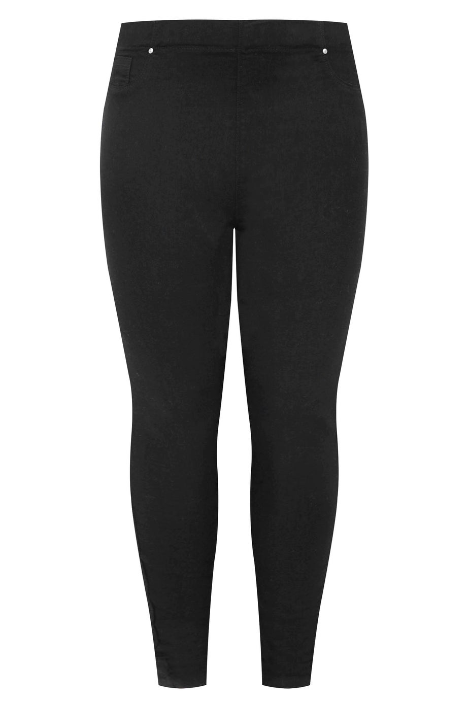 Yours Curve Black Pull On Stretch Jenny Jeggings