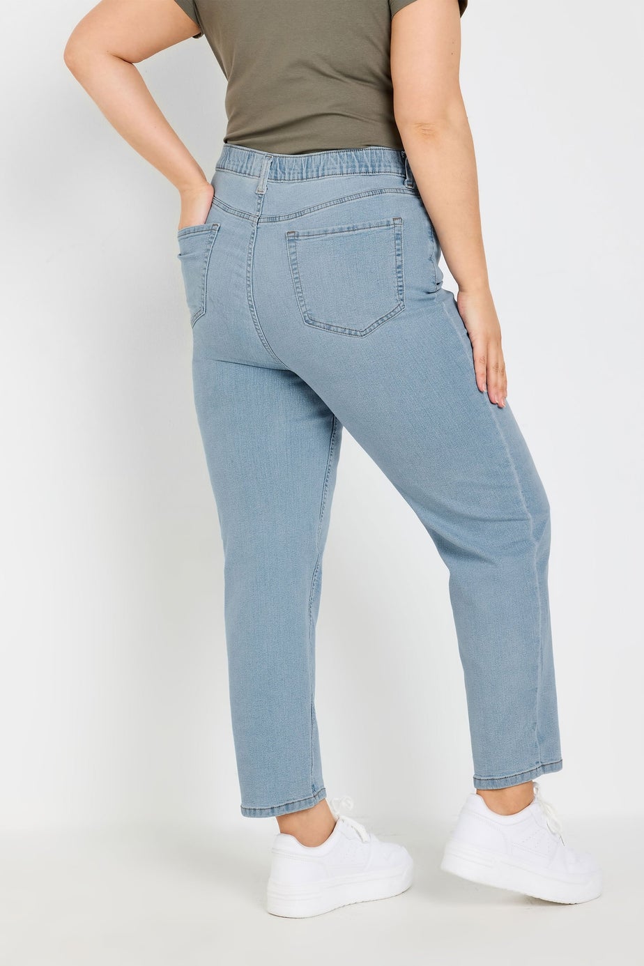 Yours Curve Light Blue Straight Leg RUBY Jeans