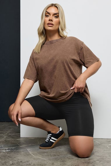 Yours 2 Pack Curve Black Stretch Cycling Shorts