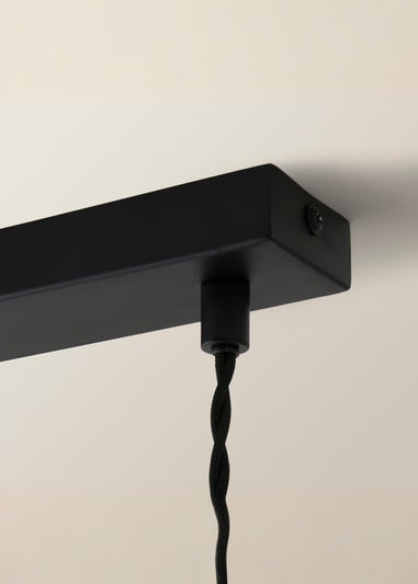 ValueLights Susie Glass Lantern Lamp Shade 3 Drop Diner Ceiling Pendant Light