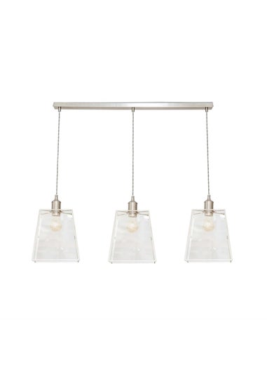 ValueLights Susie Glass Lantern Lamp Shade 3 Drop Diner Ceiling Pendant Light