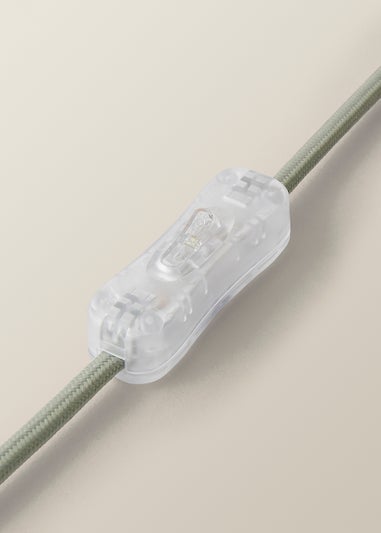 ValueLights Miley Green Checkerboard Drum Lamp Shade Table Lamp