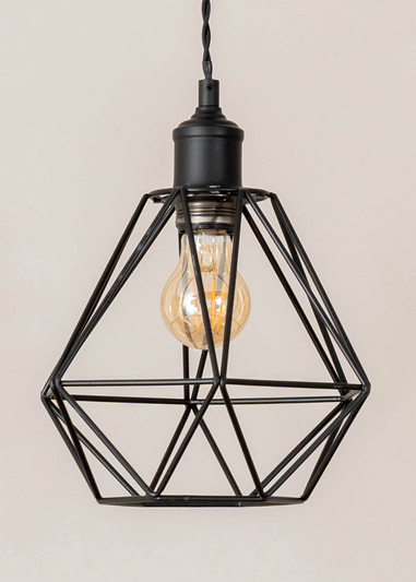 ValueLights Diablo Geometric Shade 3 Drop Diner Bar Ceiling Pendant Light