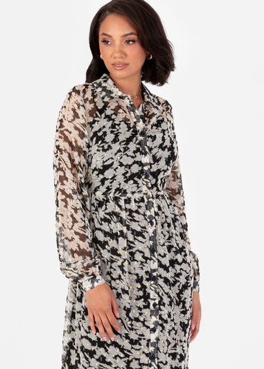 Lovedrobe Multi Coloured Tiered Shirt Dress With Slip