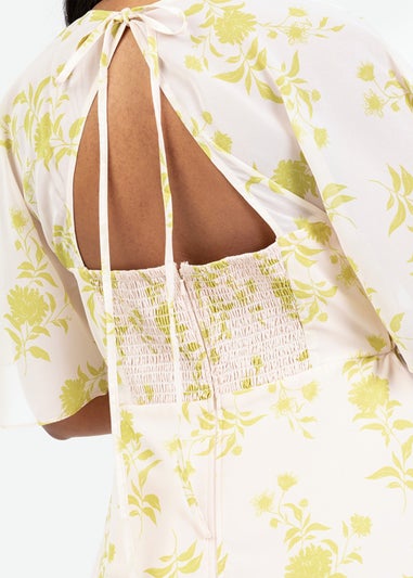 Anaya With Love Multi Coloured Floral Keyhole Back Maxi Dress