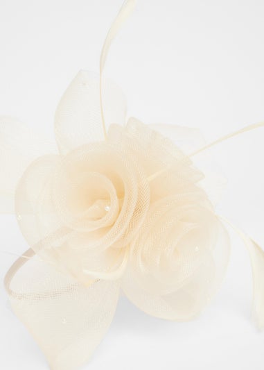 Quiz Cream Flower Headband Fascinator