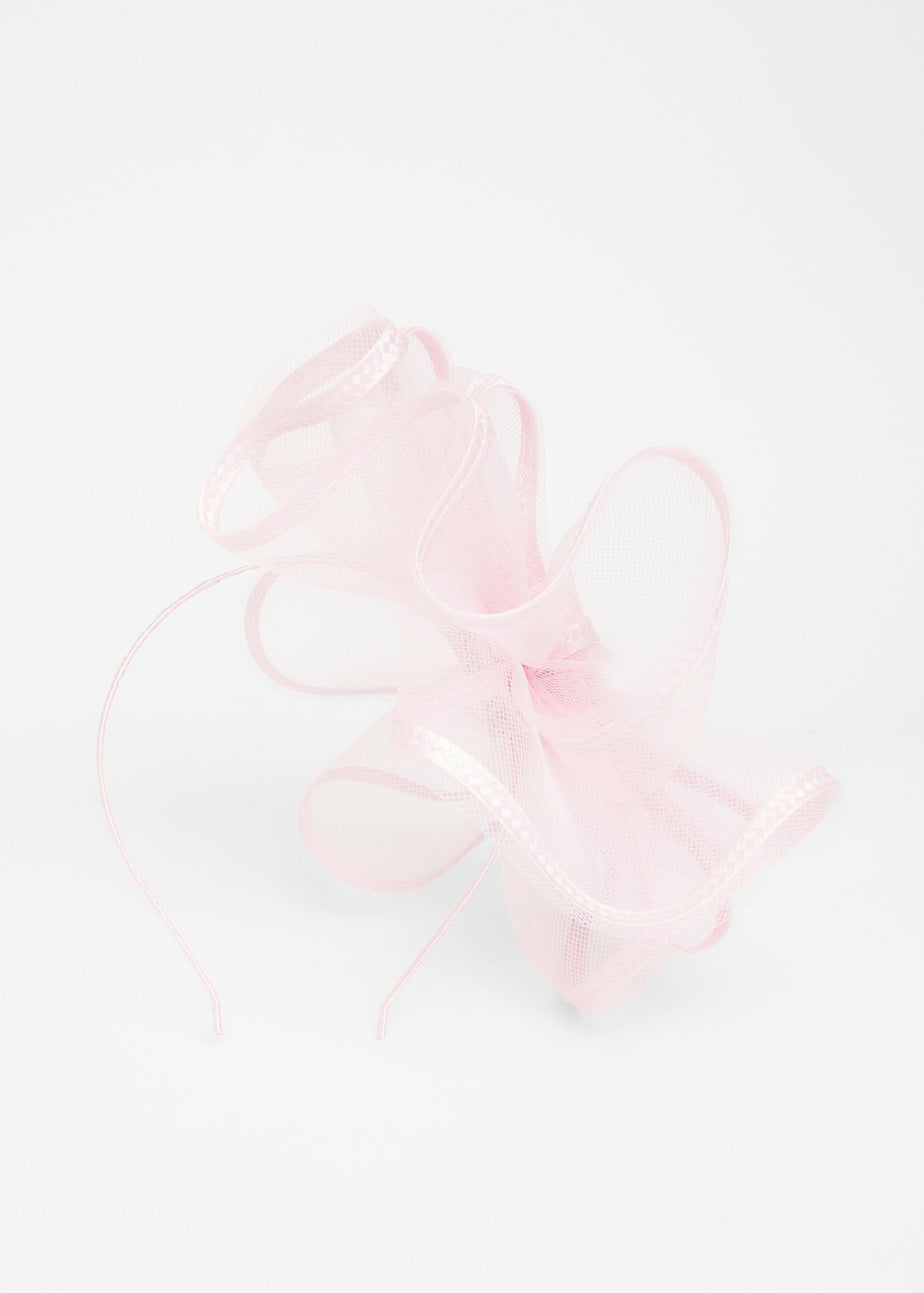Quiz Pink Bow Detail Fascinator