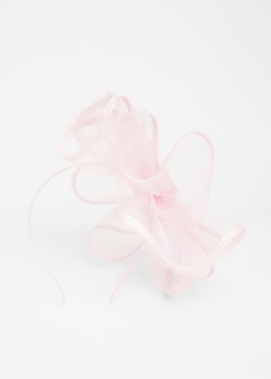 Quiz Pink Bow Detail Fascinator