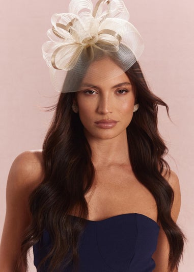 Quiz Gold Shimmer Loop Fascinator