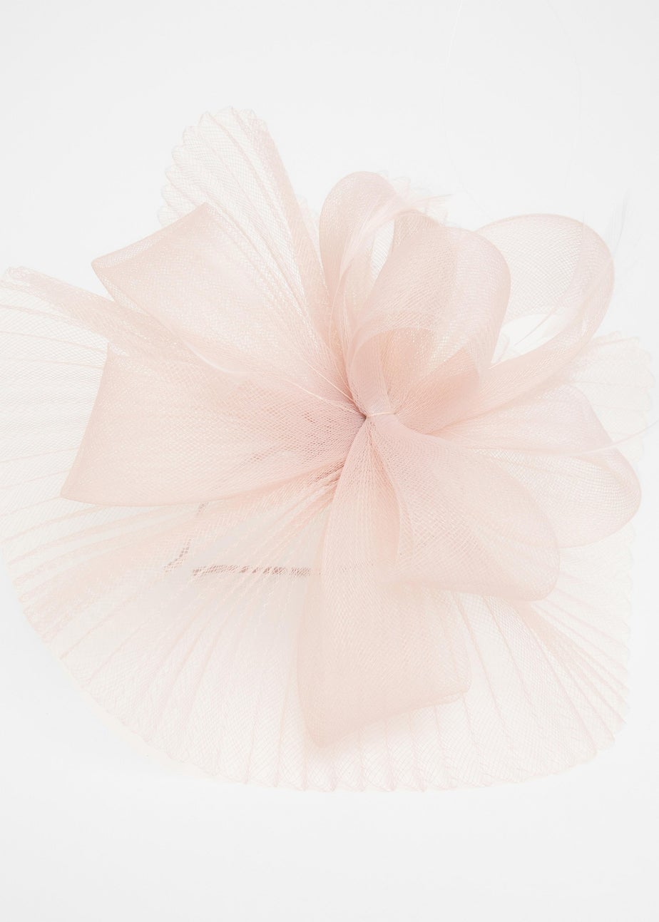 Quiz Pink Pleated Headband Fascinator