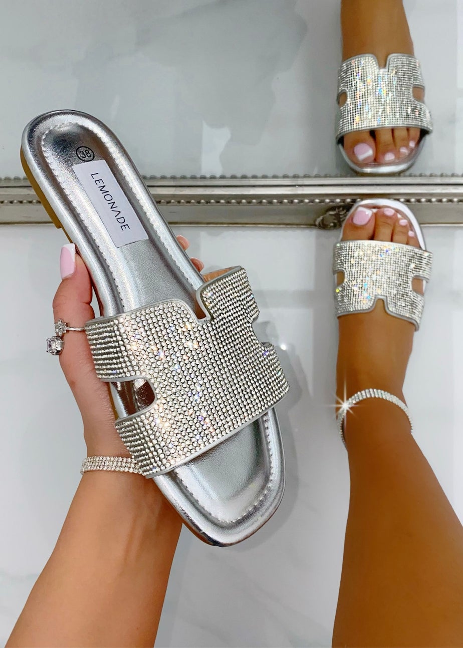 Love Lemonade Silver Crystal Lush Halo Sliders