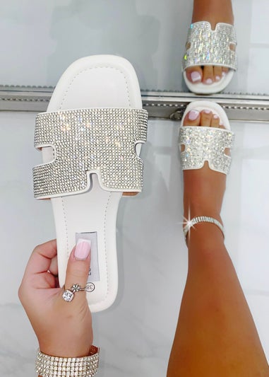 Love Lemonade White Crystal Lush Halo Sliders