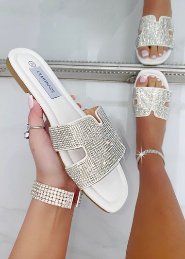 Love Lemonade White Crystal Lush Halo Sliders