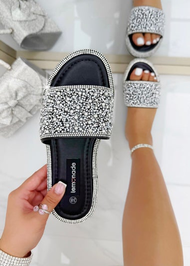 Love Lemonade Black Crystal Treasure Sliders