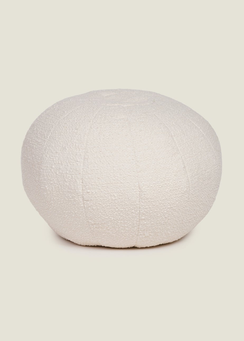 Kaikoo Ivory Boucle Pumpkin Drum