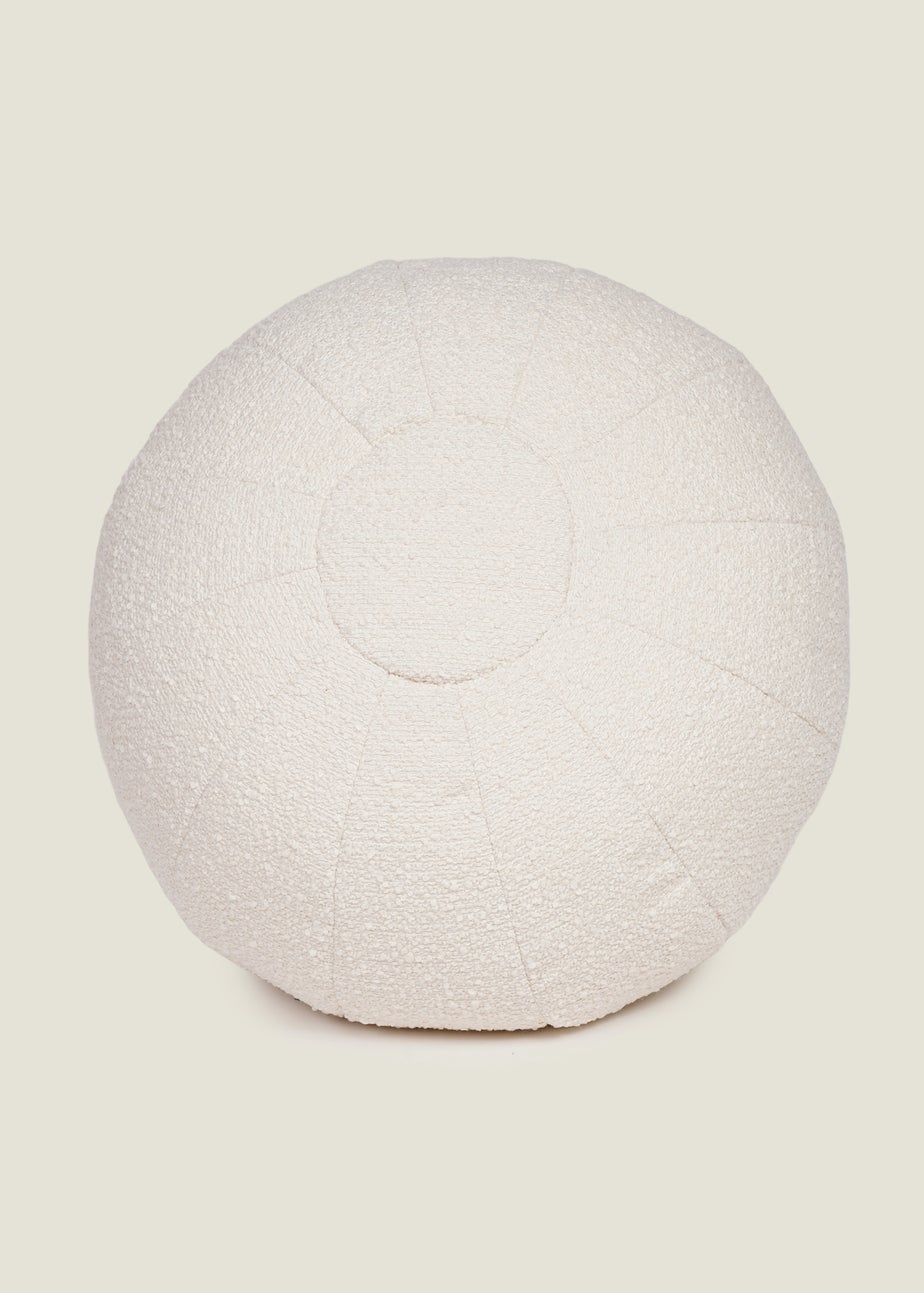 Kaikoo Ivory Boucle Pumpkin Drum