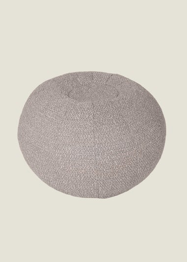 Kaikoo Dove Grey Boucle Pumpkin Drum