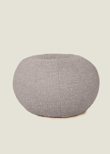 Kaikoo Dove Grey Boucle Pumpkin Drum