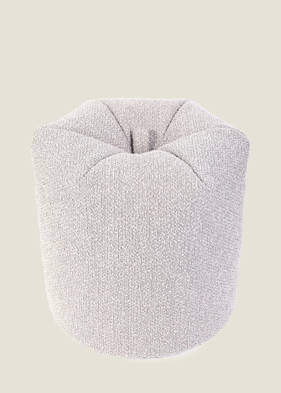 Kaikoo Ivory Boucle Beanbag