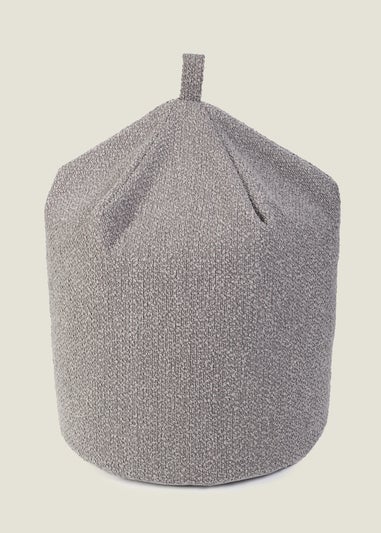 Kaikoo Dove Grey Boucle Beanbag
