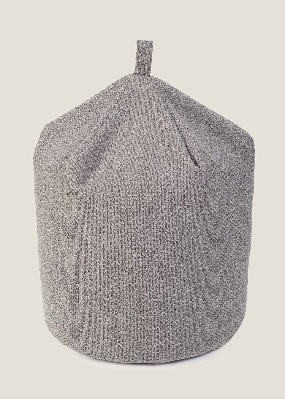 Kaikoo Dove Grey Boucle Beanbag