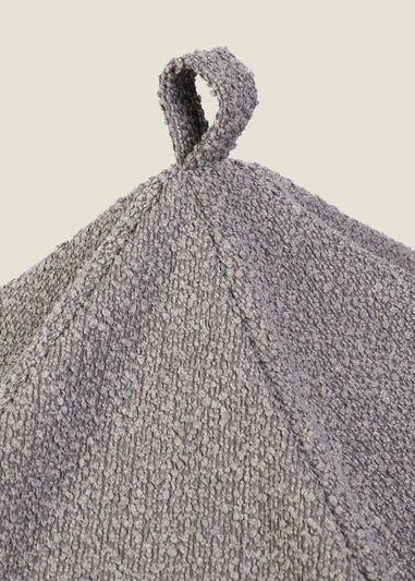 Kaikoo Dove Grey Boucle Beanbag