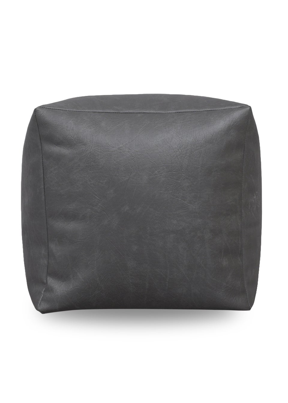 Kaikoo Grey Faux Leather Cube