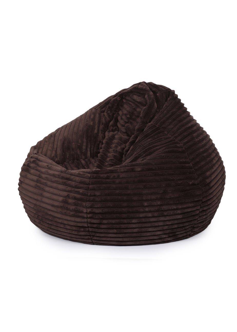 Kaikoo Brown XL Lazer Cut Fur Areya Chair