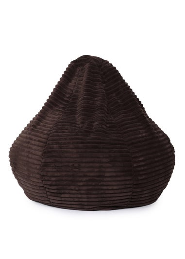 Kaikoo Brown XL Lazer Cut Fur Areya Chair