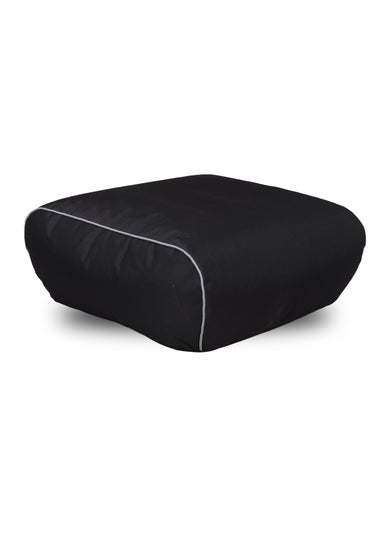 Kaikoo Black Rock Gamer Chair With Stool