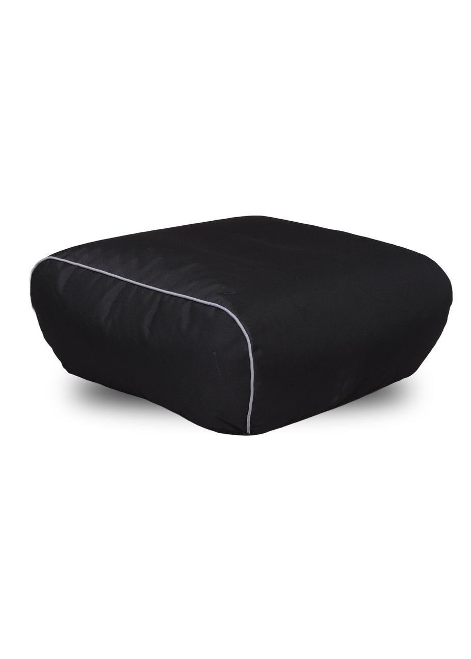 Kaikoo Black Rock Gamer Chair With Stool