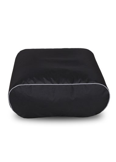 Kaikoo Black Rock Gamer Chair With Stool