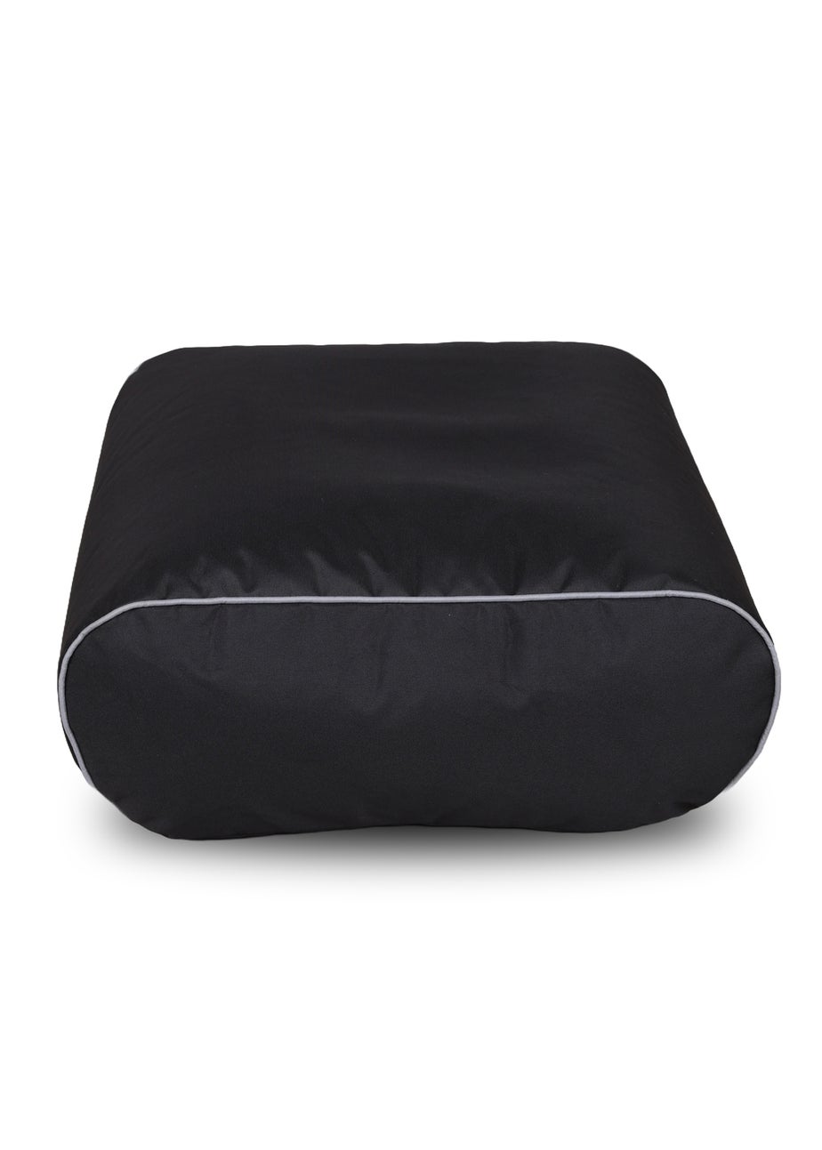 Kaikoo Black Rock Gamer Chair With Stool