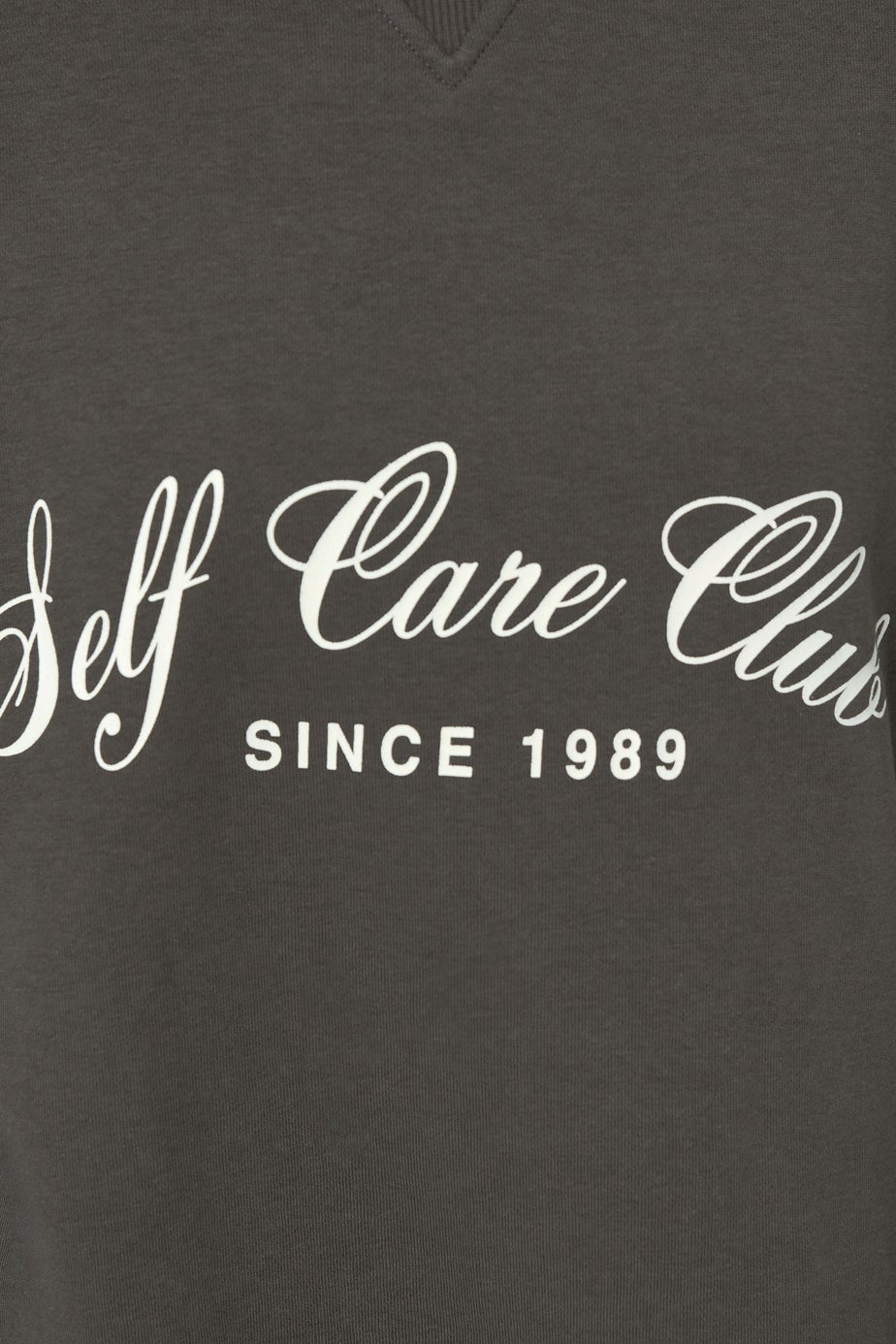 Pixiegirl Grey Self Care Club Sweatshirt Dress