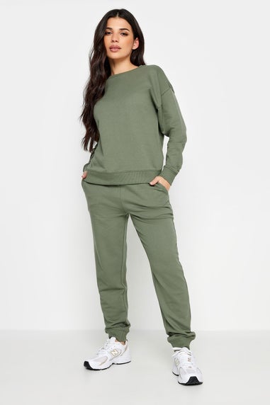 PixieGirl Petite Sage Green Crew Neck Sweatshirt