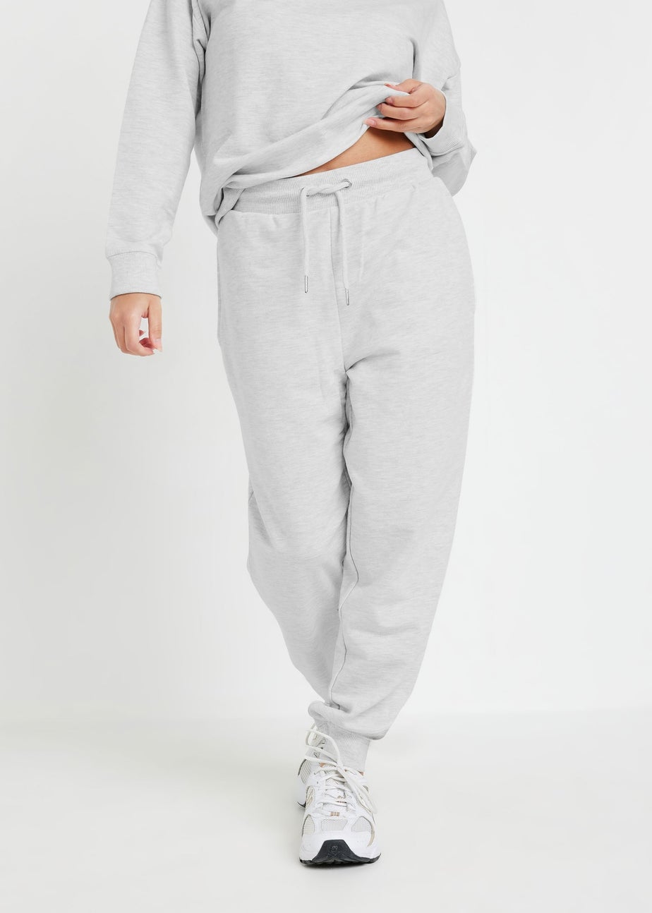 PixieGirl Petite Grey Elasticated Waist Cuffed Joggers