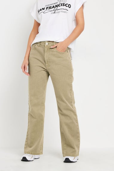 PixieGirl Petite Natural Brown Straight Leg Jean