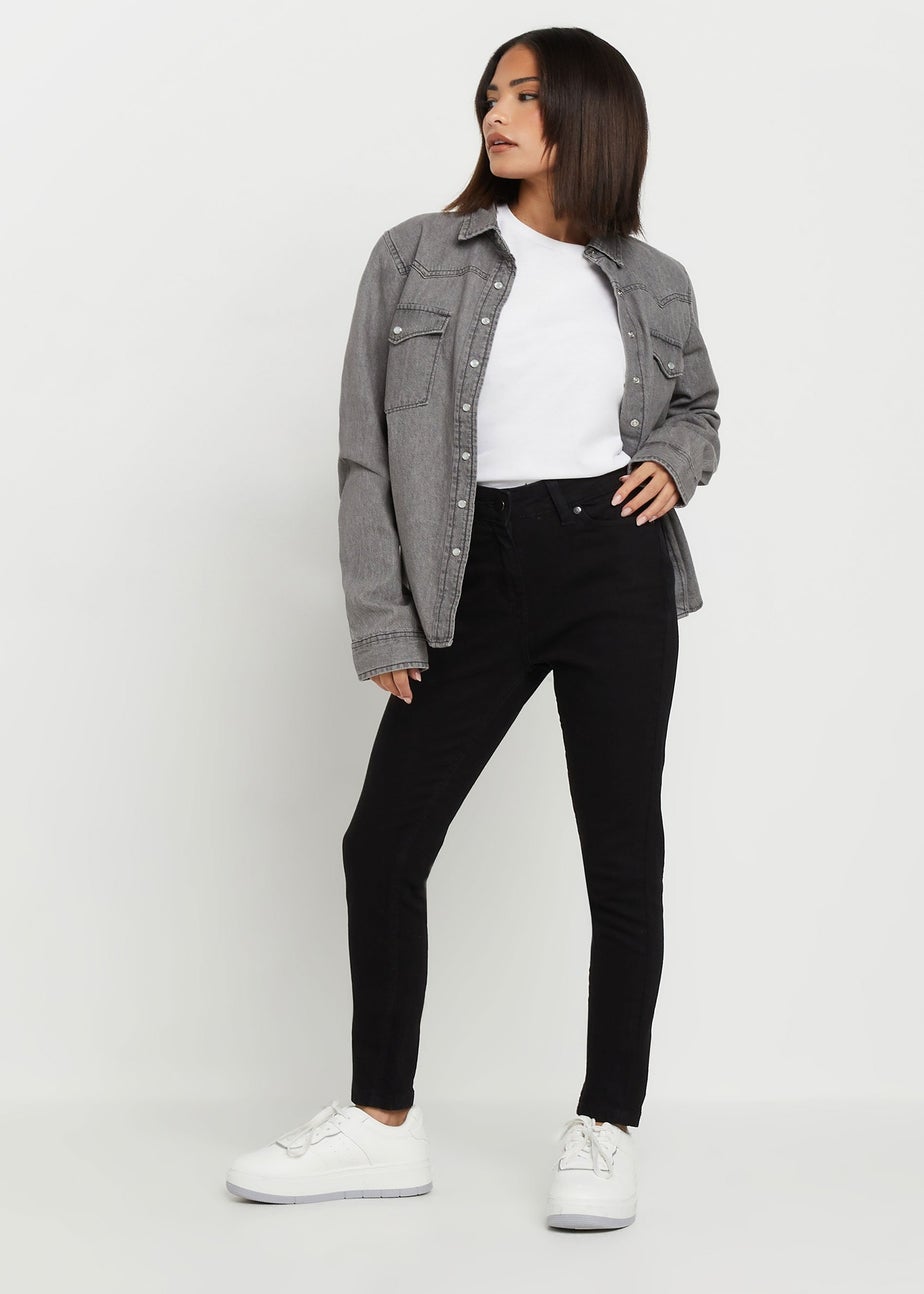 PixieGirl Petite Black Stretch Skinny Fit AVA Jeans