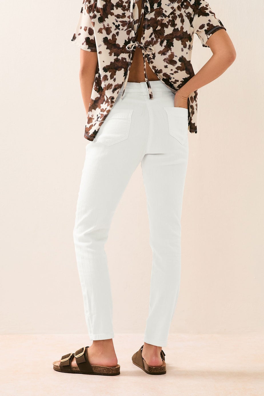 PixieGirl Petite White Skinny Jeans