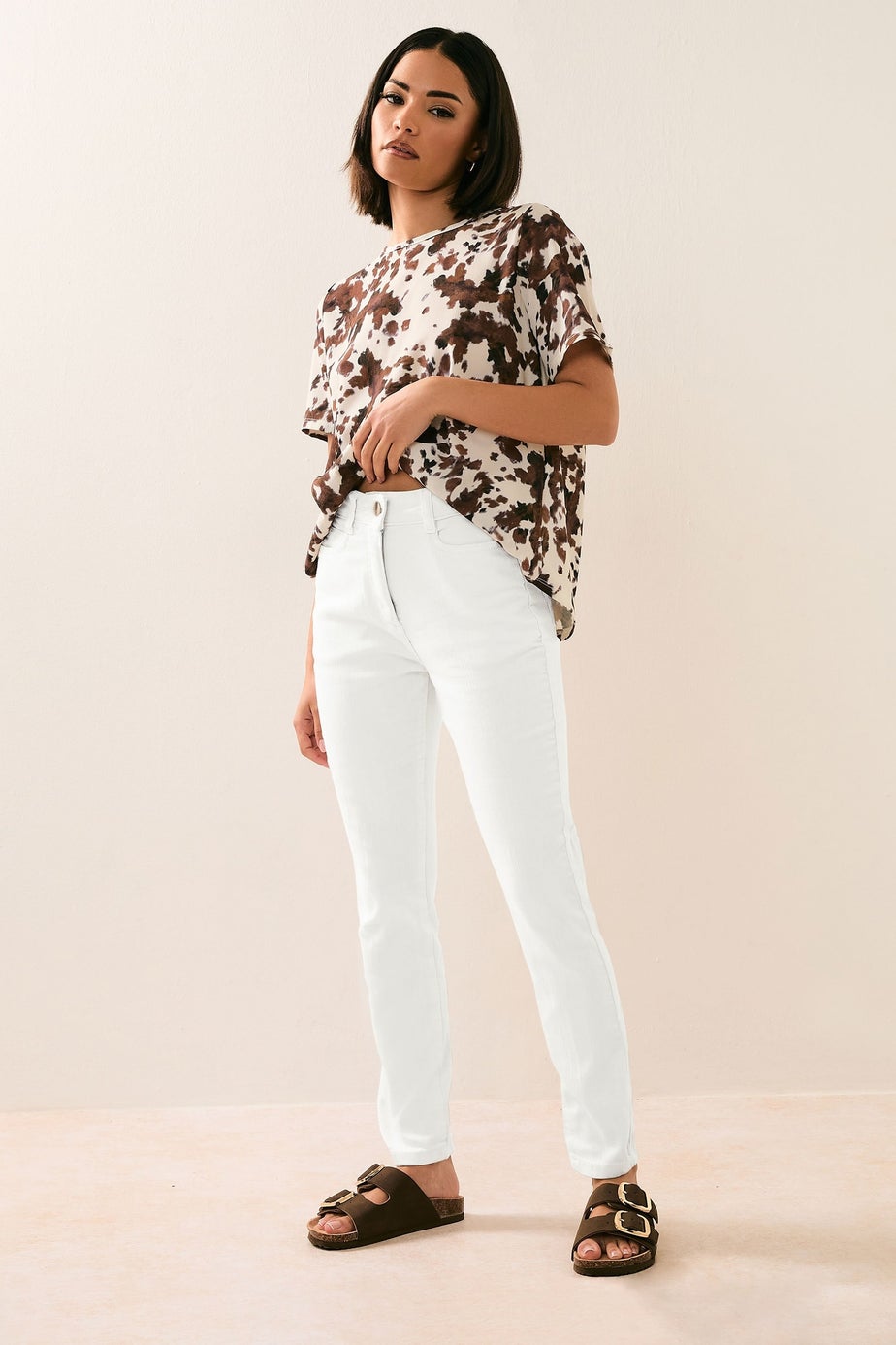 PixieGirl Petite White Skinny Jeans
