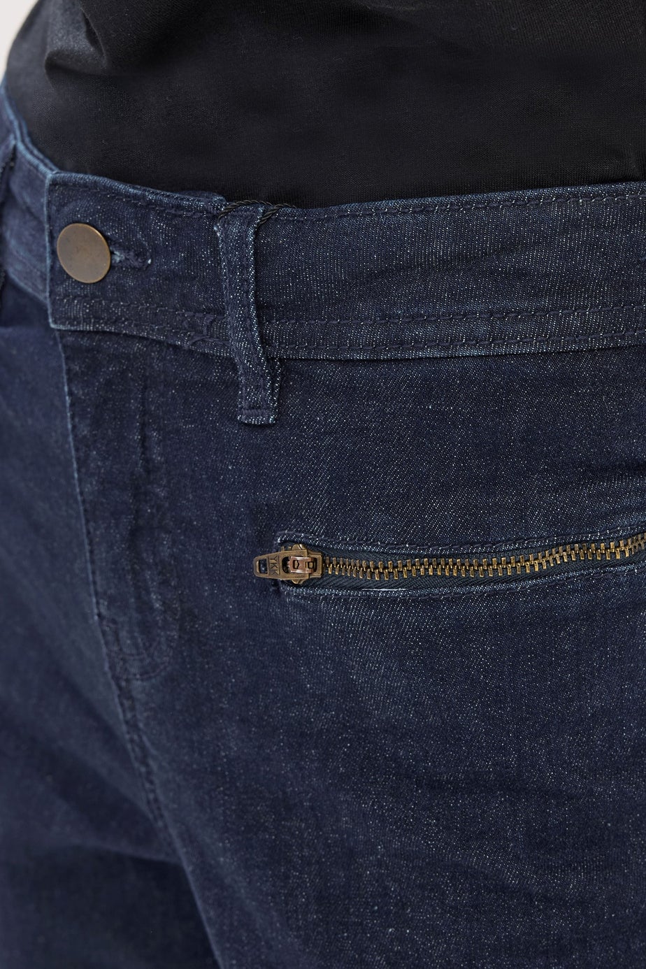 PixieGirl Petite Dark Blue Stretch Zip Pocket Skinny Jeans