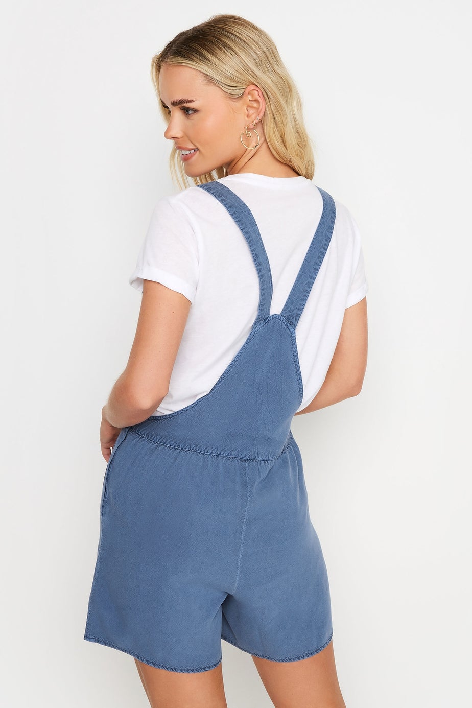PixieGirl Petite Blue Short Dungarees